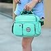 Tiny Chou Lightweight Waterproof Nylon Top-handle Handbag Compact Crossbody Shoulder Bag with Pockets