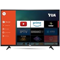 Yua 40" Smart LED TV - 2020 Model (Black) One Year on-site Warranty