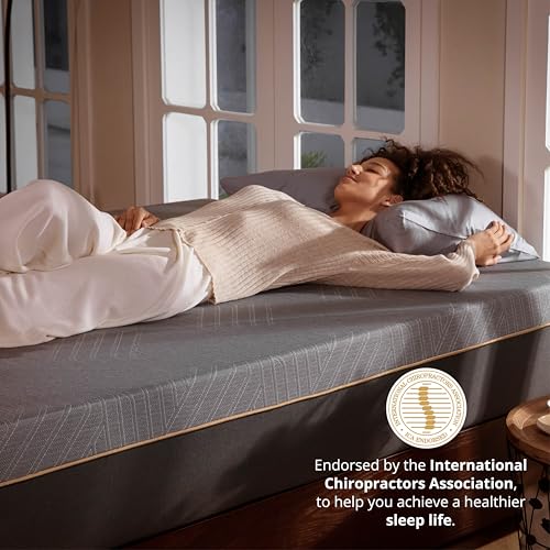 EGOHOME 14 Inch King Size Memory Foam Mattress, Pressure Relief, Cooling Gel Mattress in a Box, CertiPUR-US Certified, Therapeutic Medium Mattress, 76x80x14 Black