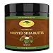 Whipped African Shea Butter Cream - Pure 100% All Natural Organic Moisture for Soft Skin and Natural Hair - Body Butter Improves Blemishes Stretch Marks Scars Wrinkles Eczema & Dermatitis (8 oz)