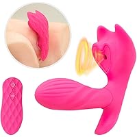 Wearable Vibrant Toy for Women,Invisible Rechargeable Rabbit Toy Remote Powerful Underwear Silent Panty Women Multi…