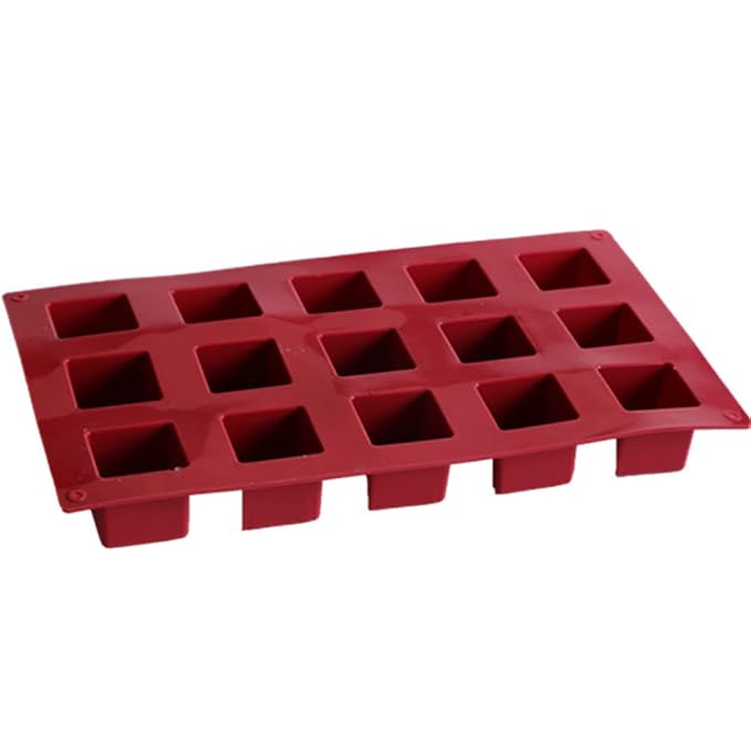 Romdink Silikon-Mousse-Kuchen-Formen, Brownie-Schokoladen-Pudding-Nachtisch-nicht-backen Sie Backform