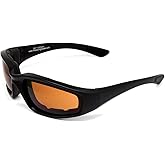 Maxx SS1 ANSI Safety Glasses HD Lenses with Foam Black Frame Sports Sunglasses