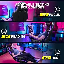 GTRACING Gaming Chair with Footrest, Ergonomic