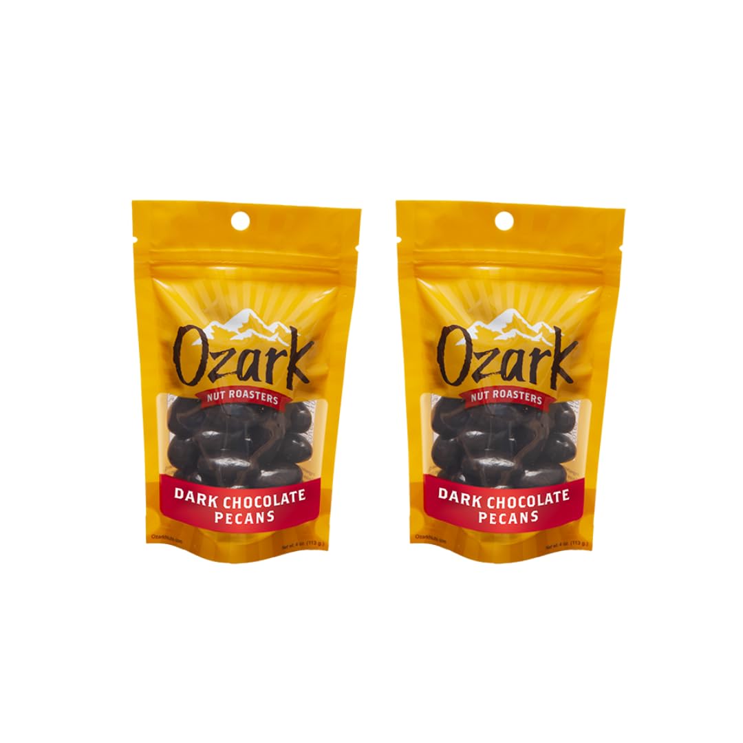 OZARK NUT ROASTERS, Dark Chocolate Pecans, Flavored