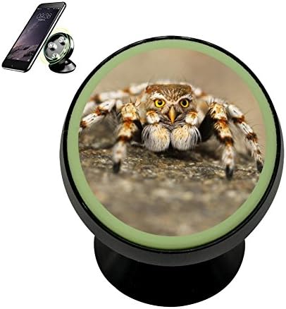 KAKA Bracket Owl Spider Magnetic Phone Car Mount Holder Universal 360 Rotation Stand Metal Mobile Phone