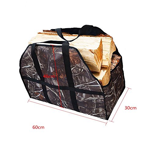 Camouflage Log Carrier Bag,Extra Large Toy Storage Bag Multifunctional Tote Bag for Firewood Storage Bag - Thumbnail 7