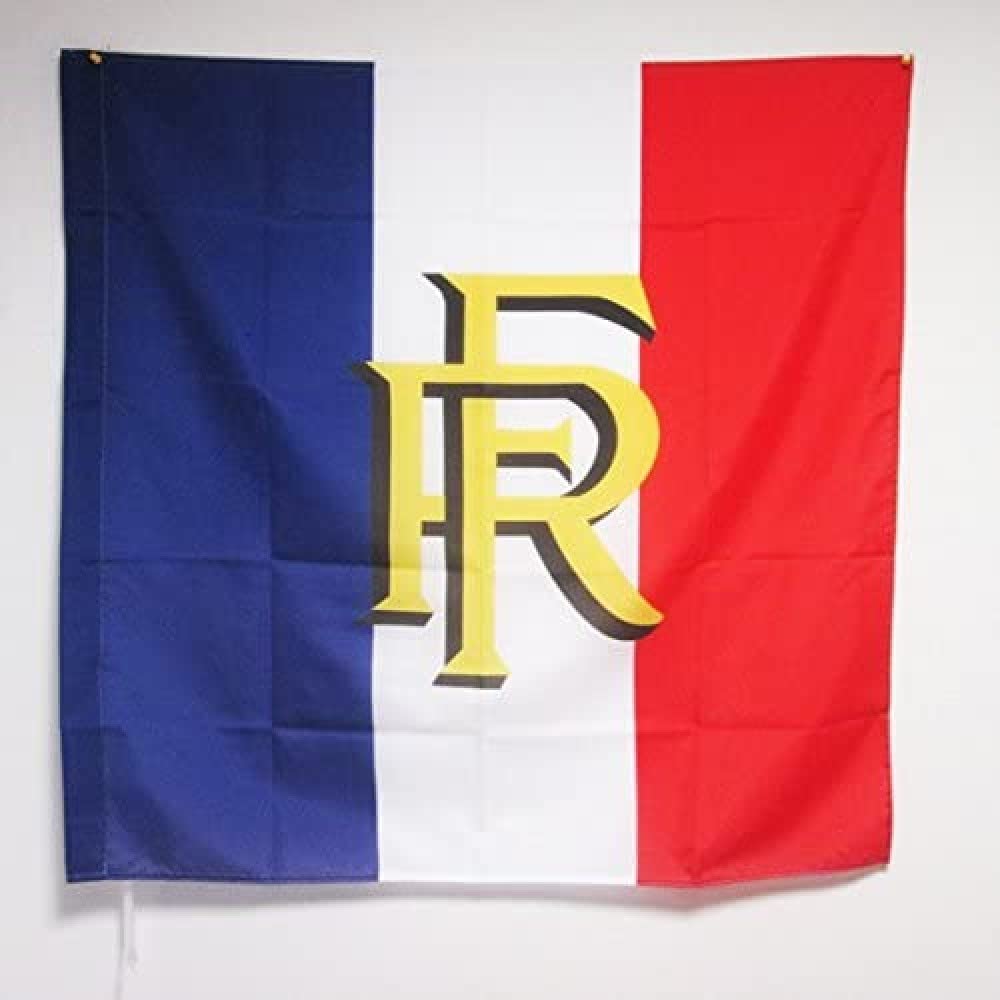 AZ FLAG - French Republic RF Flag - 3x3 Ft - 100% Polyester France Banner with Sleeve - Fade Resistant - Vivid Colors - 3' x 3' Feet - 90x90 Cm