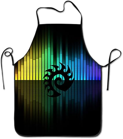 Healthb Starcraft Zerg Logo Stitched Edges Cooking Apron Black