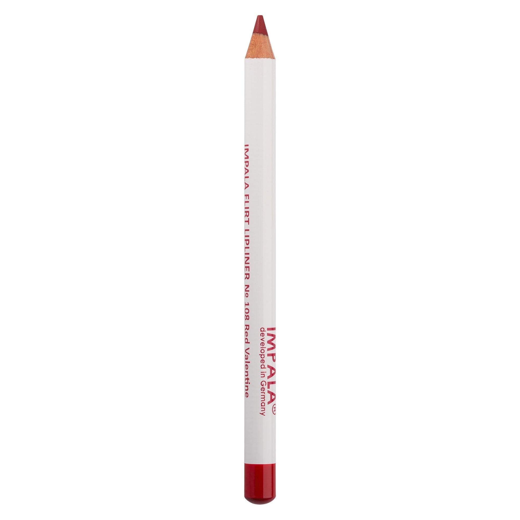 IMPALA | Lip Liner Color 108 Valentine's Red | Long-Lasting Waterproof Creamy Lip Liner | Lip Plumping Effect | Matte Lipstick, Professional Makeup — image 1