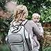 MyLimonada Diaper Bag Backpack Organizer Stroller Straps, Changing Pad, Wipes Dispenser, Thermal-Insulated Pocket (Grey)