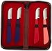 TAMSCO Stripping Knives Set of 4 in Zipper Case, Foam Handle, Color Coded