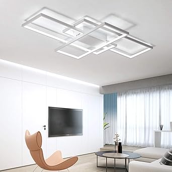 Led Living Room Lamp Ceiling Light Dimmable 3000 K 6500 K