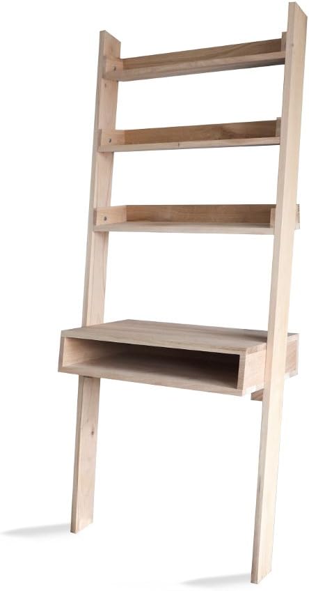 Garden Trading Hambledon Desk Ladder, Raw Oak, Brown, 41.5 x 75 x 180.5 cm