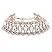 Bingirl Luxury Crystal Rhinestone Choker Necklace Collares Fashion Punk Wide Statement Necklace
