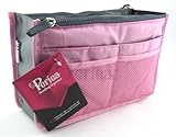 Periea Handbag Organizer, 12 Compartments - Chelsy (Pink, Medium)