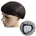 6Pcs Hairnets Reusable Hair Nets for Food Service or Sleeping, No Knot and Latex Free Elastic Edge Mesh (M, Black-6pcs)