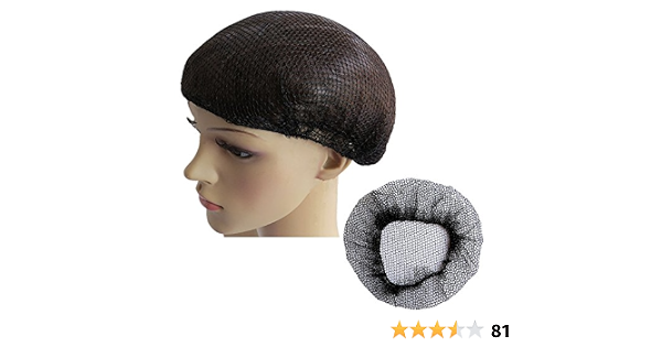 M, Black-10pcs) - Reusable Hair Nets 