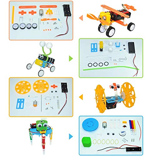 POKONBOY DIY Electric Motor Robotic Kits, STEM Toys Science Experiment