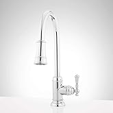 Signature Hardware 448171 Amberley 1.8 GPM Single Hole Pull Down Kitchen Faucet