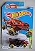 Hot Wheels 2016 Dino Riders Dragon Blaster (Dragon Car) 247/250, Red