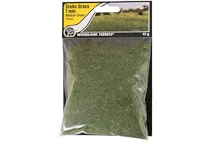 Woodland Scenic Static Grass 7mm-Medium Green -FS622