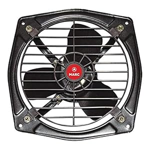 Marc Maxplus I 12 INCH I Exhaust Fan I Brown (Metal Blade)