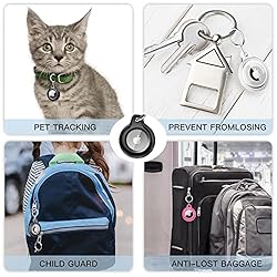 [2 Pack] Airtag Keychain for Apple Air Tag Holder