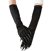 BANYUP Frightening Claw Gloves Funny Cosplay Party Wolf Long Nails Witches Fingernails Claw Gloves Dress Up Halloween Costum