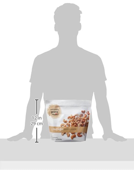 Amazon Brand Wickedly Prime Roasted Cashews Coconut Toffee Snack Pack 1 5 Ounce Pack Of 15 Amazon Com Grocery Gourmet Food