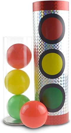 Amazon Miracle Balls ミラクル三色ボール 信号機ボールチェンジ 面白いインタラクティブパフォーマンス 面白いなステージアピアリング ディスアピアリングマジック 変色 手品道具 マジック 手品 おもちゃ