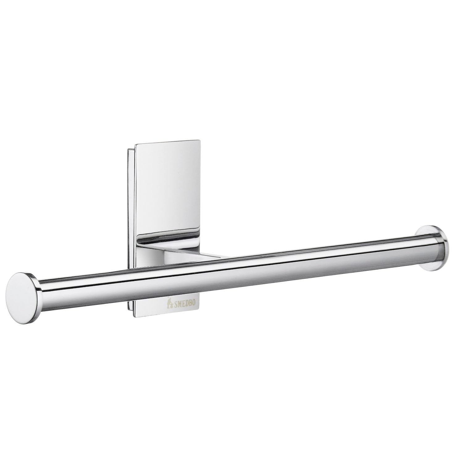 Smedbo "Pool" Spare Double Toilet Roll Holder, Polished Chrome, 25 x 6.8 x 5 cm