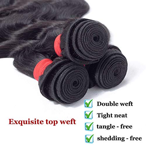 Voguetrend Hair Brazilian Virgin Hair 4 Bundles Body Wave 8a