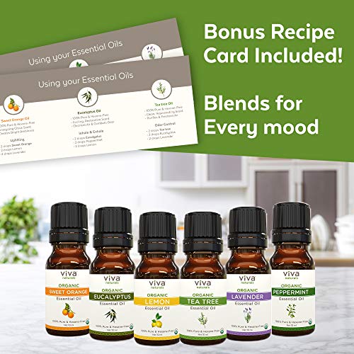 Essential Oils for Diffusers for Home Organic Essential Oils Set with