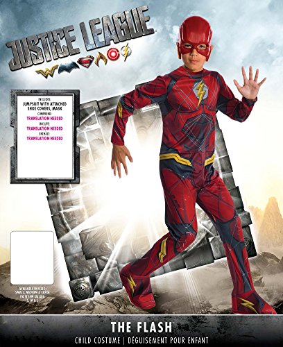 Rubie's Costume Boys Justice League The Flash Costume, Medium, Multicolor