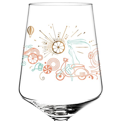 RITZENHOFF Aperizzo Aperitifglas von Natalia Yablunovska, aus Kristallglas, 600 ml, mit edlen Goldanteilen – Bild 5