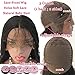 Maycaur Black Lace Front Wigs Loose Curly Lace Wigs for Black Women Heat Resistant Glueless Synthetic Lace Front Wigs with Natural Hairline Lace Frontal Wigs for Fashion Women