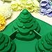 L.Store (R) 3D Cone Xmas Tree Silicone Mold Cake Mould Christmas Silicone Cookie Chocolate Baking Mold, Christmas Series Fondant Cake Mold L.Store (R)