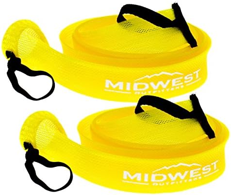 Midwest Outfitters Rod Socks Fishing Rod Sleeve Cover -2Pack- Rod Sock Fishing Pole Covers for Spinning Baitcaster and Youth Fishing Pole Sizes - Rod Cover Comes in Multiple Sizes and Colors