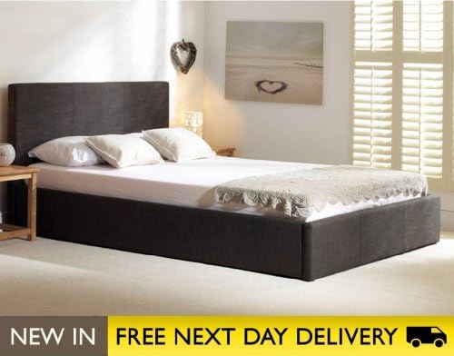 Emporia Beds Stirling Ottoman 6ft Super King Size Charcoal Fabric Bed by Emporia Beds