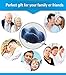 Travel Pillow - Memory Foam Neck Pillow with 360 Head & Neck Support Comfortable for Long Flight, Airplane, Train, Reading, Working, Ergonomically (Blue)