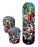 Hedstrom Avengers Assemble Bop Bag and Gloves Combo Set, 36 Inch