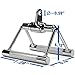 Yes4All Rotating Double D Row Handle Cable Attachment for Weight Workout, Cable Machine Accessories for Home Gym