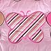 Wowelife Baby Pink Butterfly 7 Piece Baby Girl Bedding Crib Sets(Pink Butterfly)