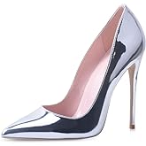 Elisabet Tang High Heels, Women Pumps Pointed Toe Stilettos 4.7 inch/12cm Sexy Heels Party Shoes