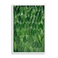 Framed Canvas Wall Art Green Plants Canvas Prints Home Artwork Decoration for Living Room,Bedroom - 16x24 inches