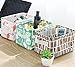 Storage Bins Storage Baskets Flamingo Prited Collapsible Toy Organizer for Kid's Toys, Makeup, Books, Set of 2