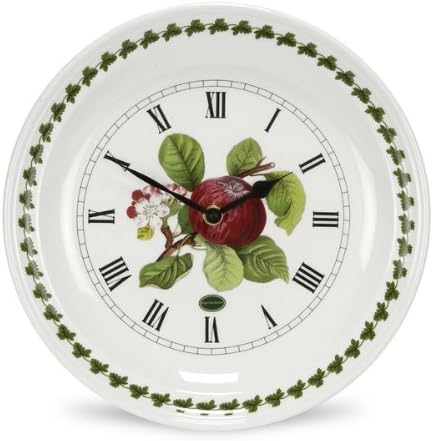 Portmeirion Pomona Red Apple Wall Clock 25cm