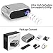 Mini Projector, LED Pico Projector Full HD 1080P Supported, Pocket Video Projector Compatible with PC TV DVD iPhone iPad USB TF AV HDMI, Home Theater Outdoor Projector for Movie Games Gifts for Kidsthumb 3