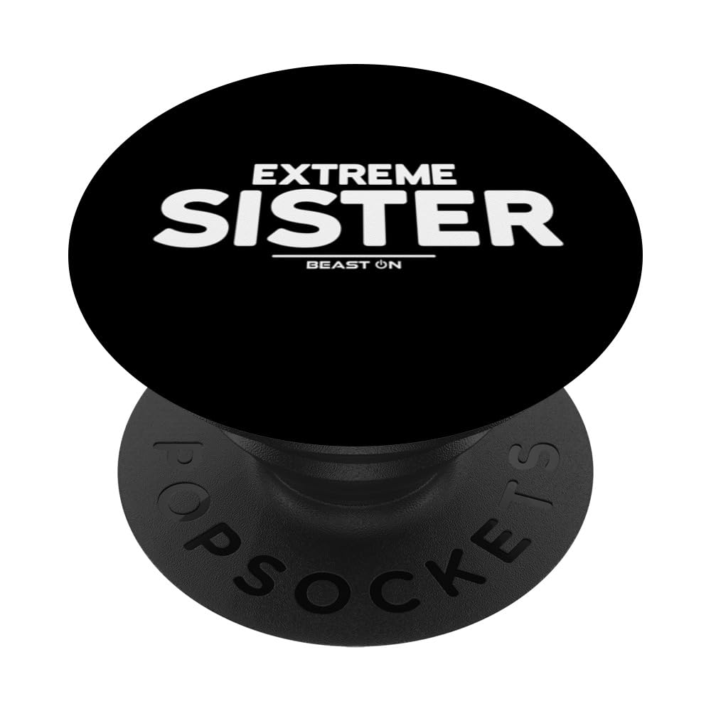 Extreme Sister Women's Gym Bodybuilding Fitness Training PopSockets Swappable PopGrip